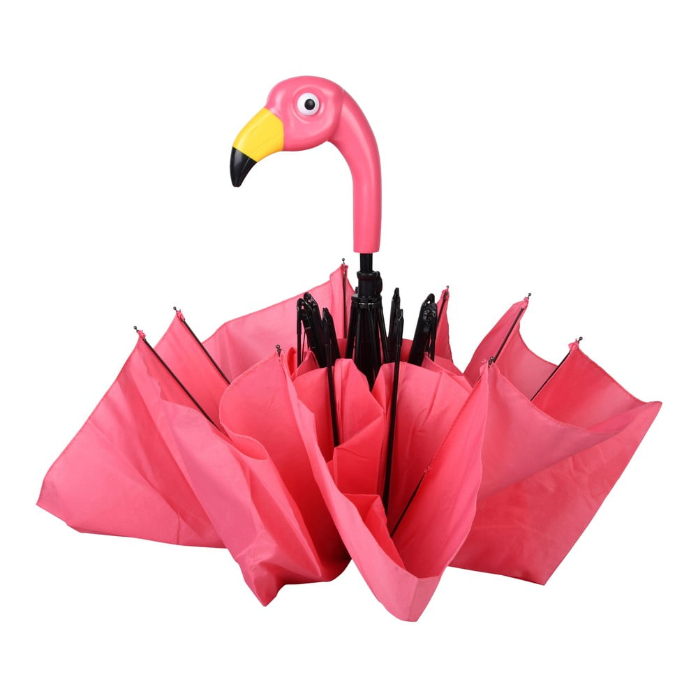 Umbrelă pliabilă Esschert Design Flamingo, ⌀ 96,5 cm bonami.ro imagine 2022