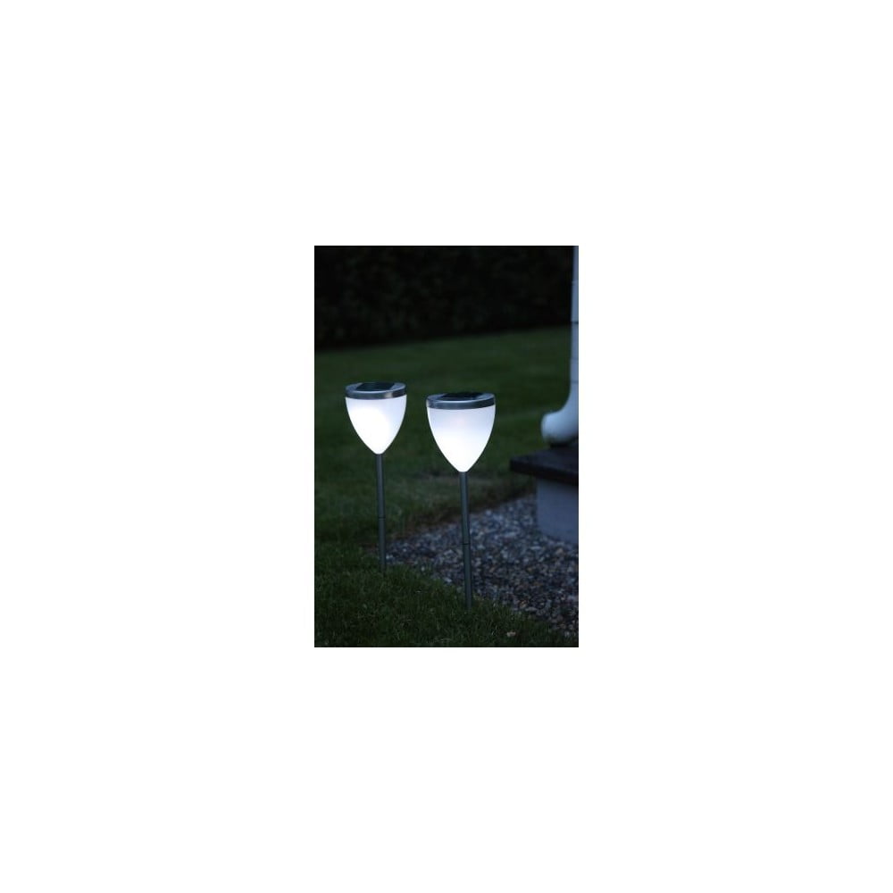 Set 2 lampadare cu LED pentru grădină Star Trading Garden, înălțime 34 cm bonami.ro imagine 2022