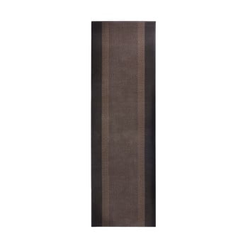 Covor basic, 80x250 cm, maro