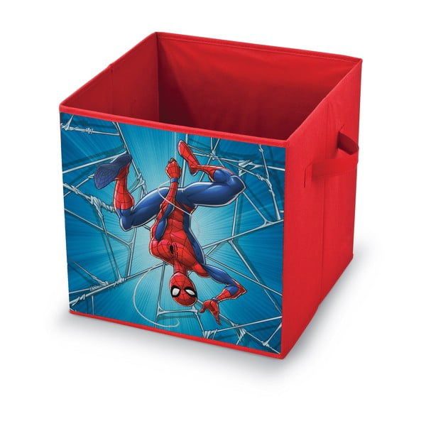 Cutie de depozitare Domopak Spiderman, 32 x 32 x 32 x 32 cm, roșu