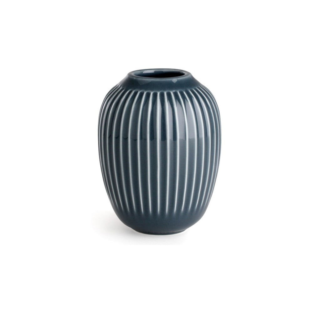 Vaza din gresie Kaehler Design Hammershoi, inaltime 10 cm, gri antracit image11