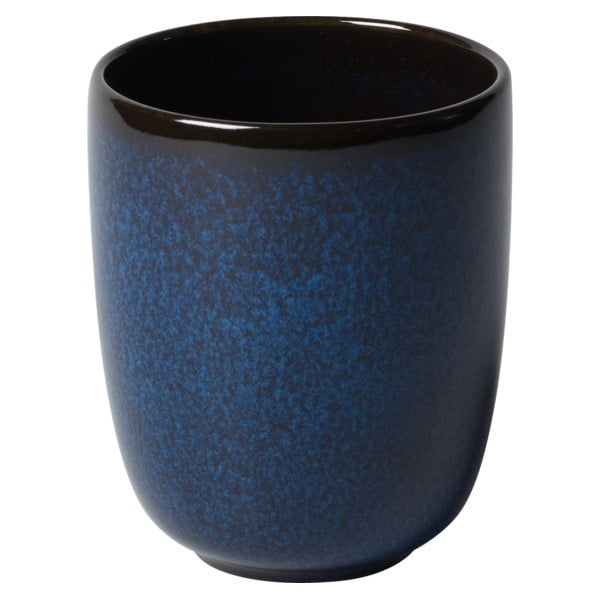 Cană din gresie ceramică Villeroy & Boch Like Lave, 400 ml, albastru închis