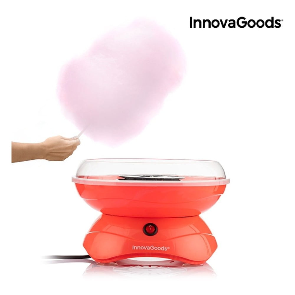 Aparat pentru vată pe băț innovagoods sweetycloud, portocaliu