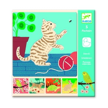 Set 5 șabloane djeco animals