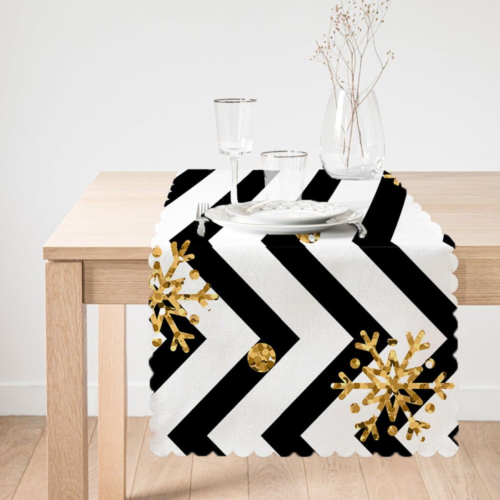Napron pentru masă Minimalist Cushion Covers Colorful White Zigzag, 45 x 140 cm bonami.ro imagine 2022