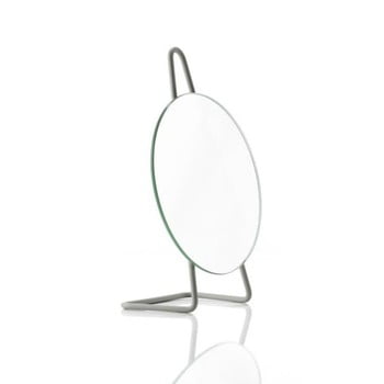 Oglindă cosmetică pentru masă zone a-mirror, ø 31 cm, gri închis