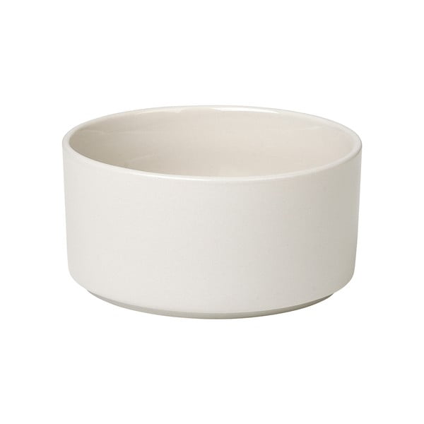 Bol din ceramică pentru supă Blomus Pilar, ø 14 cm, alb