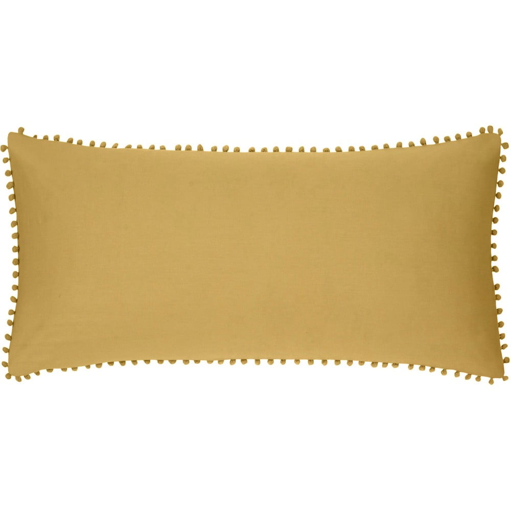 Față de pernă decorativă din bumbac percale Westwing Collection, 40 x 80 cm, galben bonami.ro imagine 2022