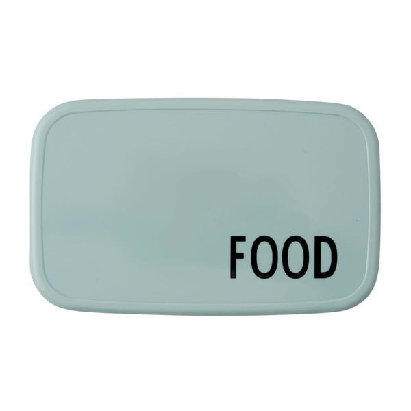 Cutie de prânz Design Letters FOOD, 18 x 11 cm, verde deschis
