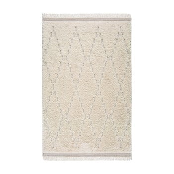 Covor universal kai geo, 75 x 155 cm, alb
