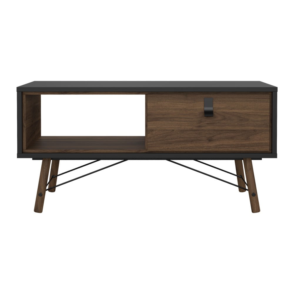 Măsuță de cafea maro închis 48x102 cm Ry – Tvilum