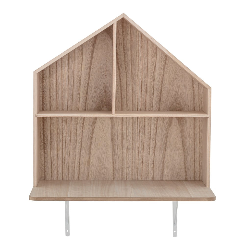 Biblioteca de perete pentru copii din lemn de paulownia 61x61 cm Lai - Bloomingville Mini