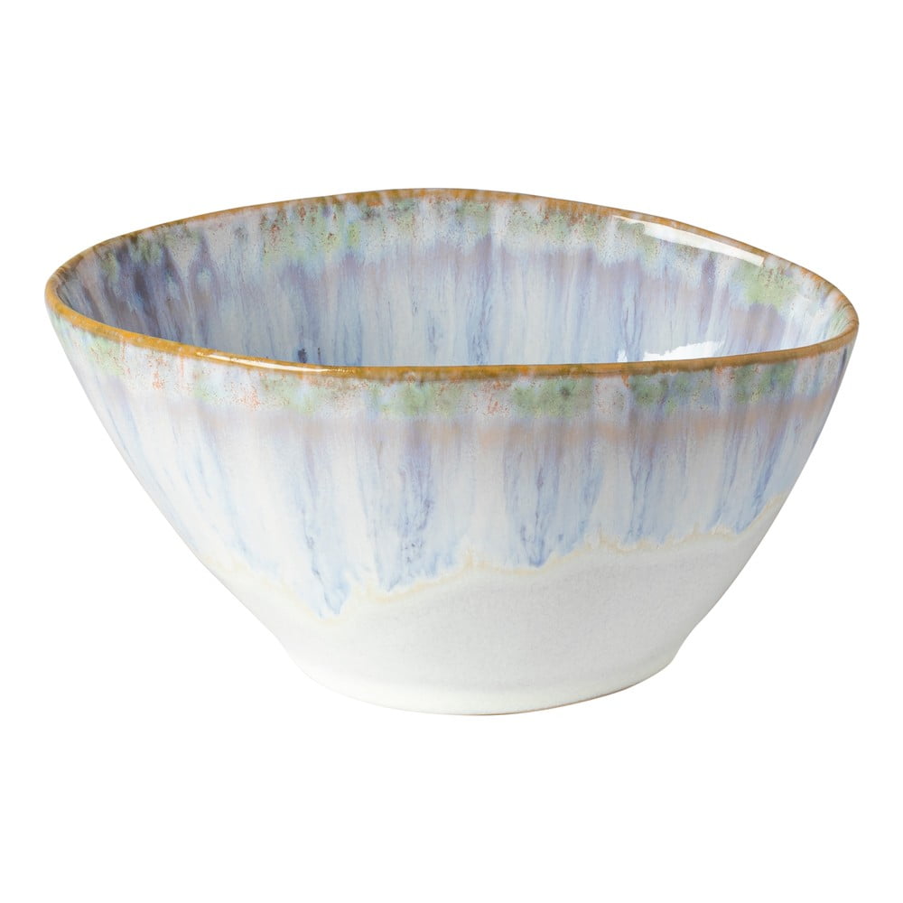 Bol din gresie ceramică Costa Nova Brisa, ⌀ 16 cm, alb – albastru bonami.ro imagine 2022