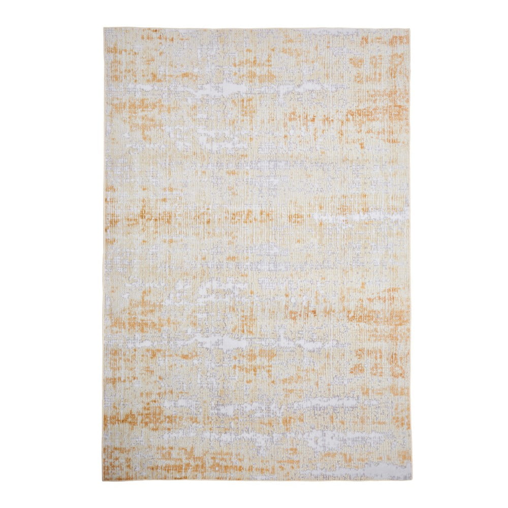 Covor Floorita Abstract Grey Ochre, 120 x 180 cm, gri – galben bonami.ro