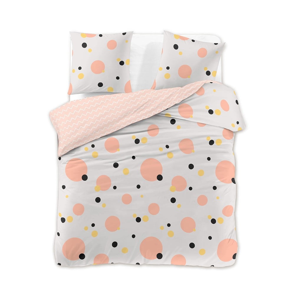 Lenjerie de pat roz-deschis din bumbac pentru pat dublu 220×200 cm Sweety – AmeliaHome 220x200