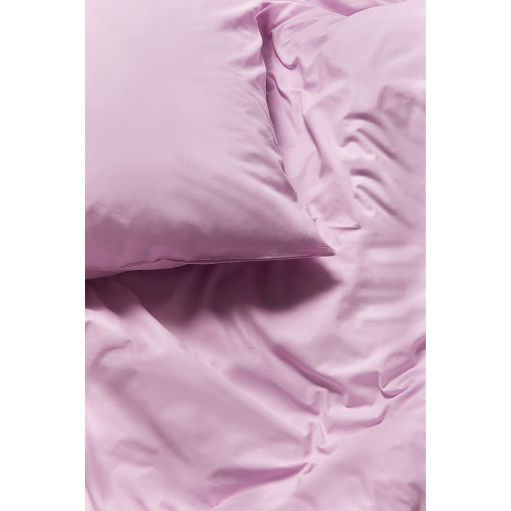 Lenjerie pentru pat dublu din bumbac Bonami Selection, 200 x 200 cm, mov lavandă 200 imagine noua somnexpo.ro
