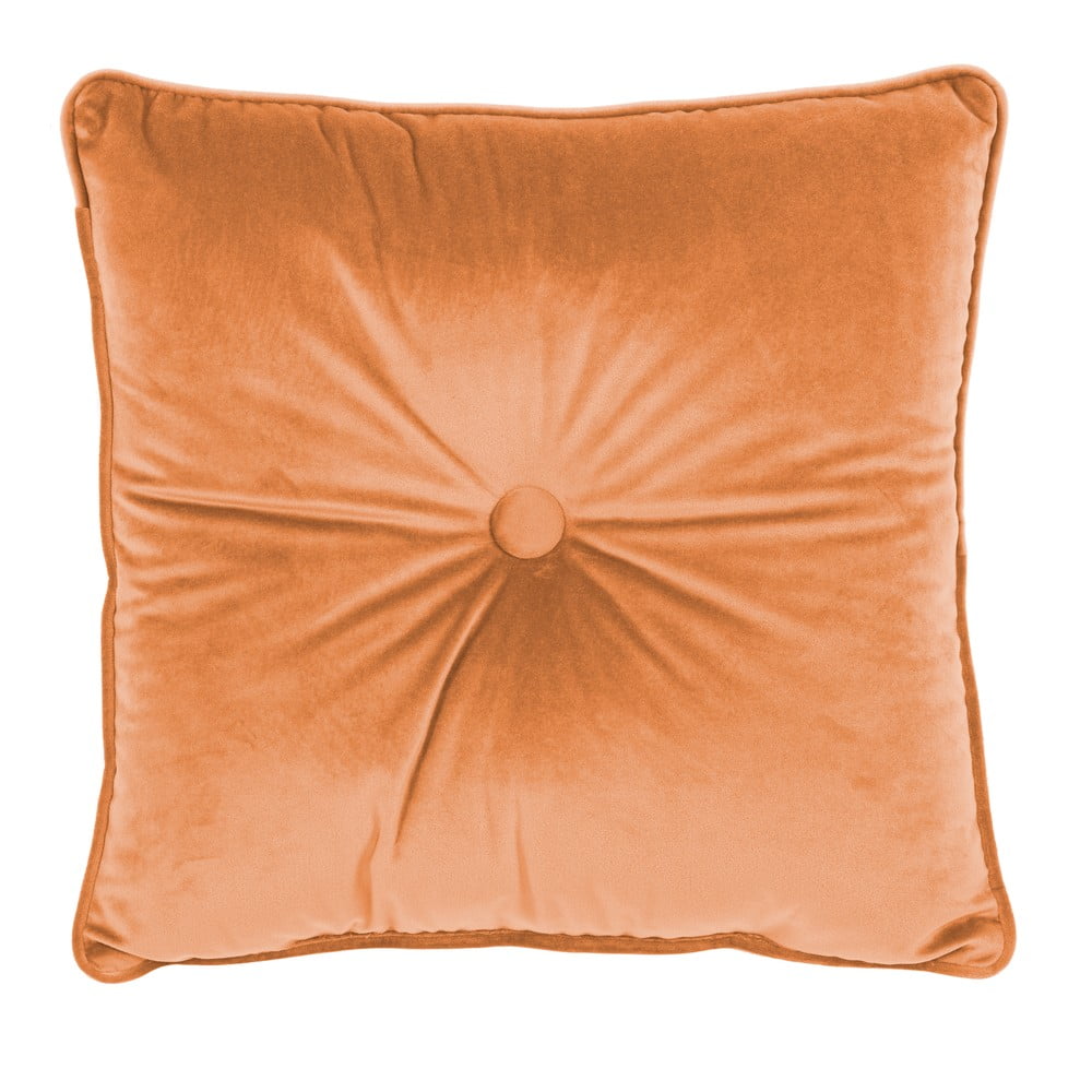 Pernă Tiseco Home Studio Velvet Button, 45 x 45 cm, portocaliu bonami.ro imagine 2022