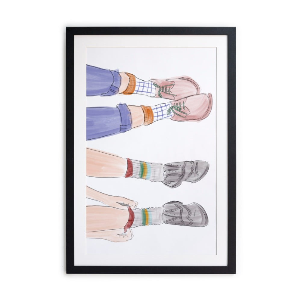 Tablou/poster înrămat Really Nice Things Feet 40 x 60 cm bonami.ro imagine 2022