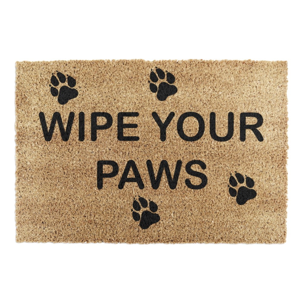 Covoraș de intrare din fibre de nucă de cocos 40x60 cm Wipe Your Paws – Artsy Doormats