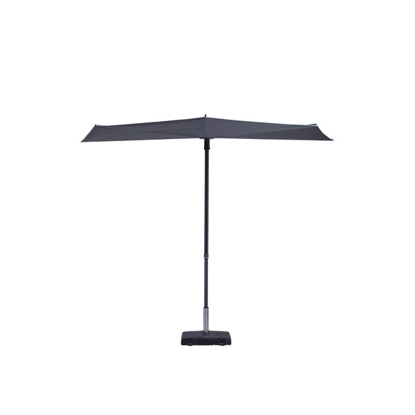 Umbrelă de soare semicirculară / parasolar Madison Sun wave, 270 x 150 cm, gri