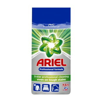 Detergent de rufe în pachet de familie ariel regular, 7,5 kg (100 spălări)