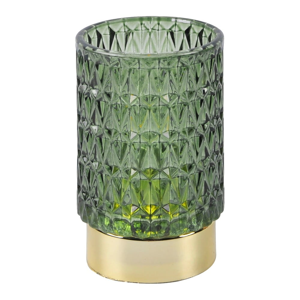 Poza Decoratiune luminoasa din sticla cu LED PT LIVING Diamond, verde