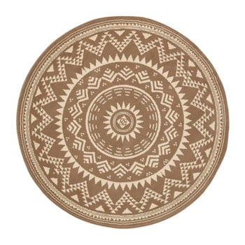 Covor hanse home celebration, ⌀ 140 cm, maro