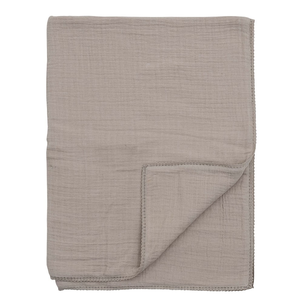 Poza Patura pentru copii bej din muselina 100x80 cm Muslin - Bloomingville Mini