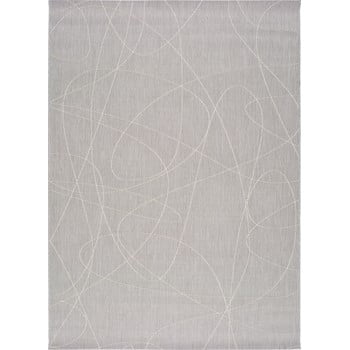 Covor potrivit pentru exterior universal hibis line, 80 x 150 cm, gri