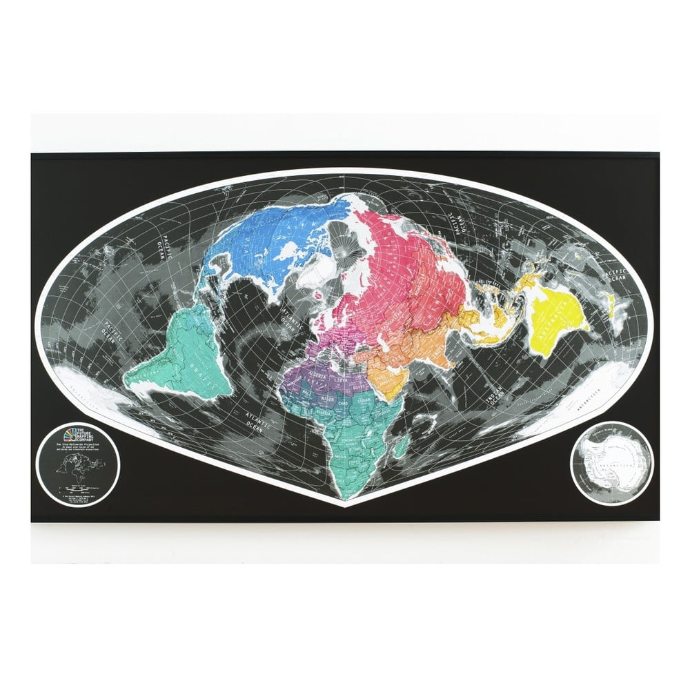 Harta lumii format mare Future Map, 101 x 58 cm