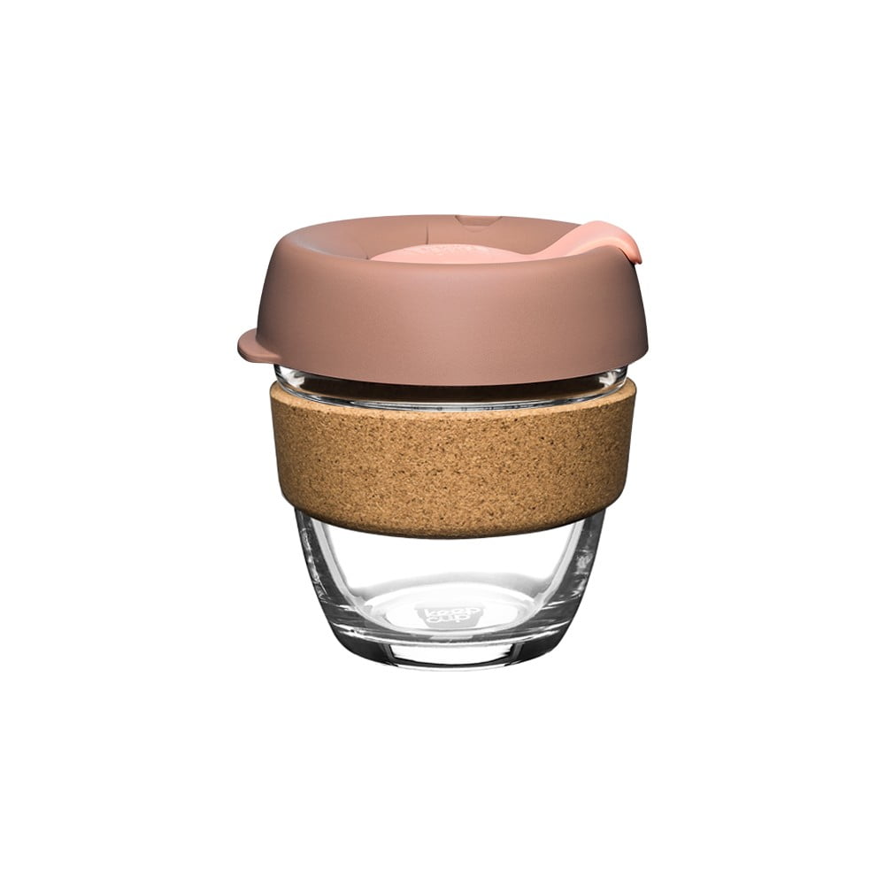 Cană de voiaj roz/maro 227 ml Brew Frappe S – KeepCup