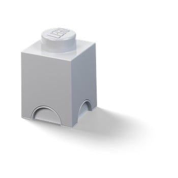 Cutie depozitare lego® cuboid, gri