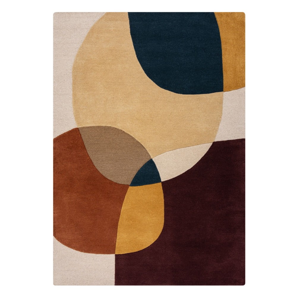 Covor mov țesut manual din lână 200x290 cm Glow Purple Multi – Flair Rugs