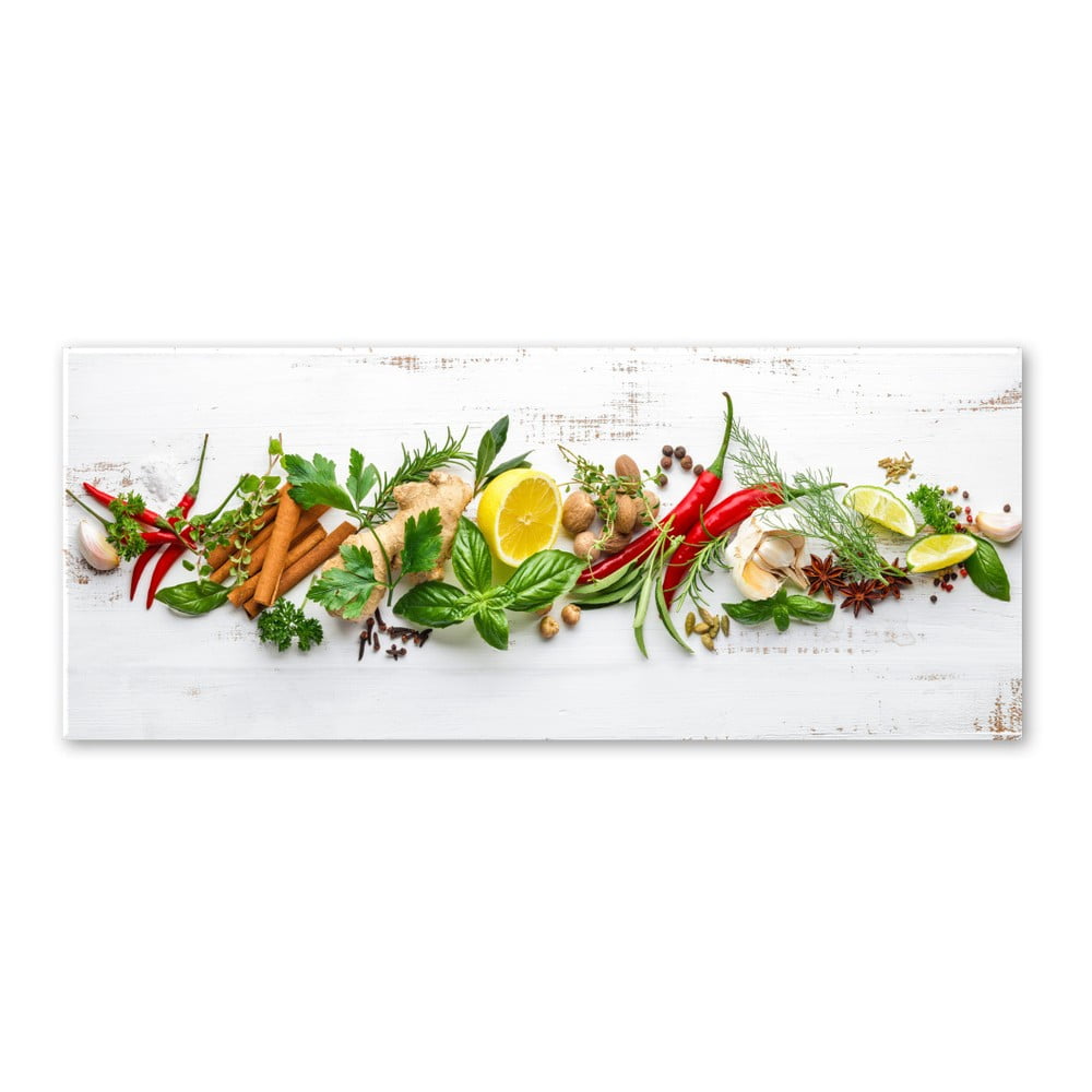 Tablou Styler Glasspik Shabby Herbs, 30 x 80 cm