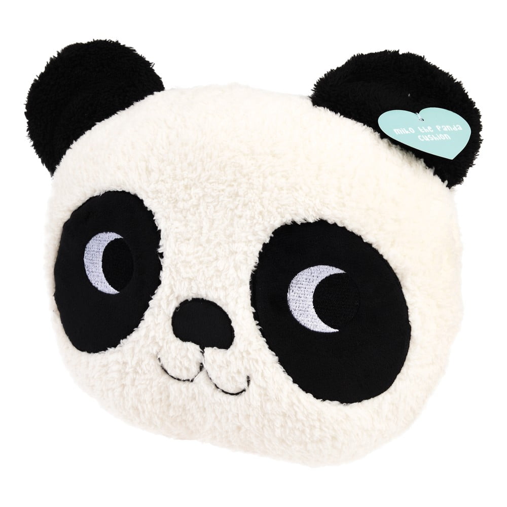 Pernă pentru copii Rex London Miko the Panda, negru – alb bonami.ro