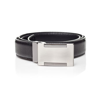Curea din piele pentru bărbați ferruccio laconi alf, lungime 95 cm, negru