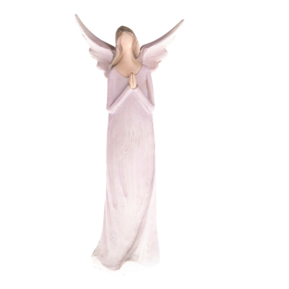 Statuetă decorativă Dakls Praying Angel, înălțime 14,5 cm, violet bonami.ro