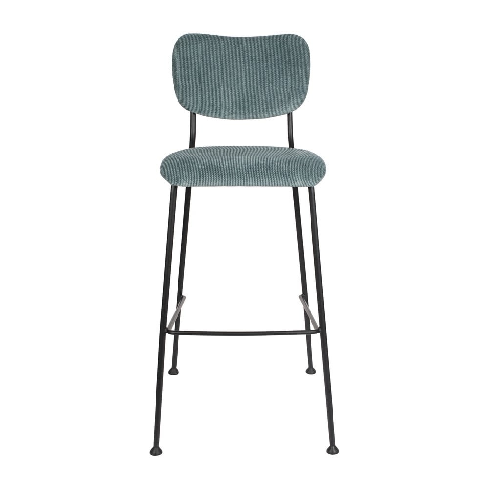 Set 2 scaune de bar Zuiver Benson, înălțime 102,2 cm, gri – albastru bonami.ro