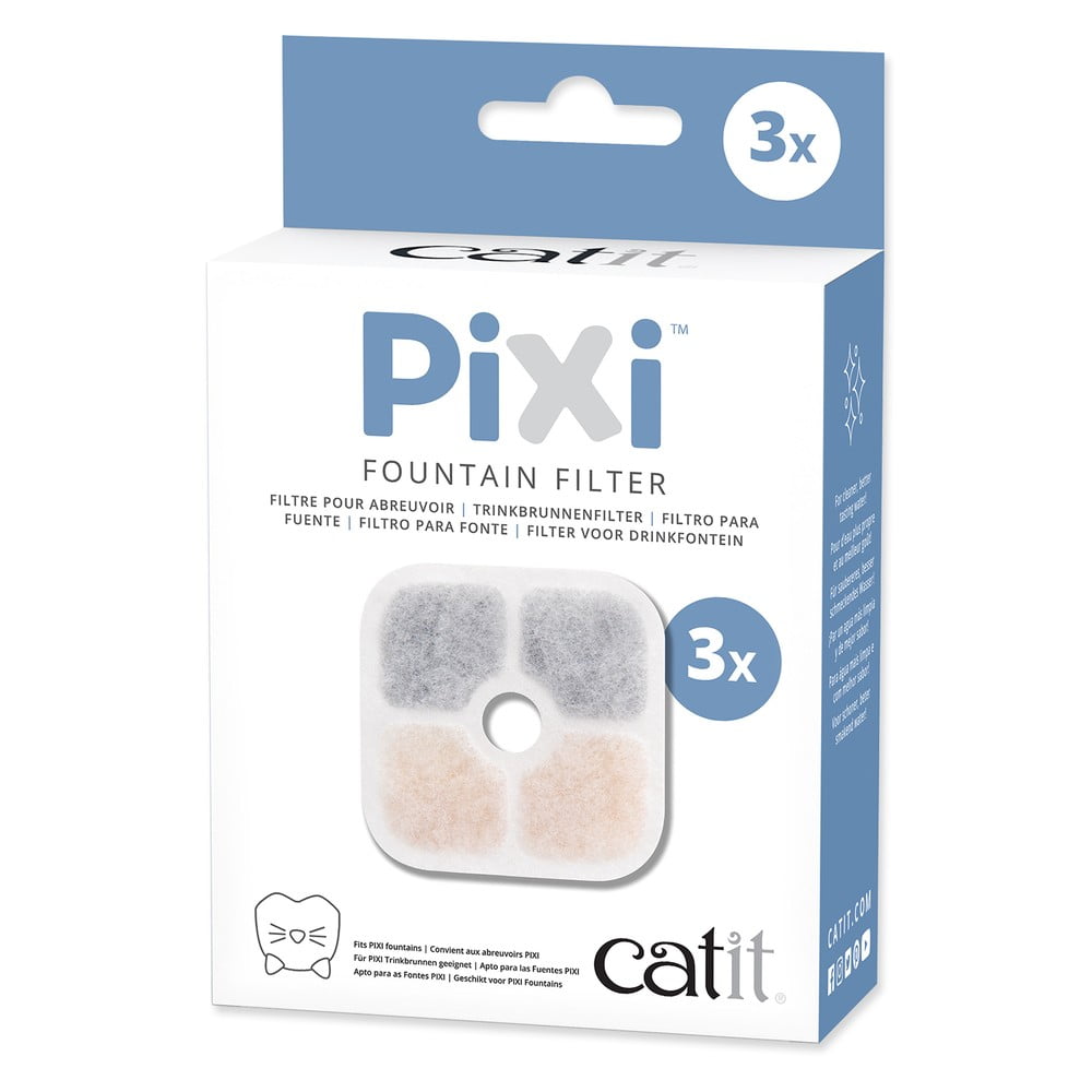 Set de filtre pentru fântână 3 buc. pentru pisici Catit Pixi – Plaček Pet Products