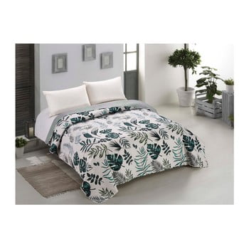 Cuvertură cu 2 fețe din microfibră ameliahome botanique, 240 x 260 cm
