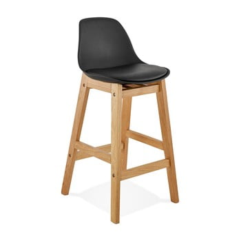 Scaun de bar kokoon elody, înălțime 86,5 cm, negru