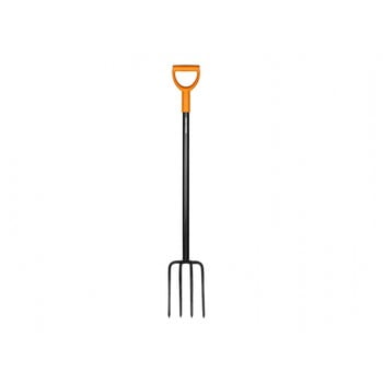 Furcă din oțel gravat fiskars solid, negru