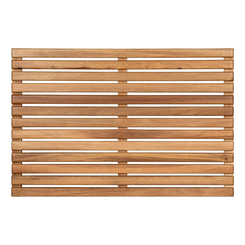 Covoraș de baie în culoare naturală din lemn 40x60 cm Acacia – Wenko