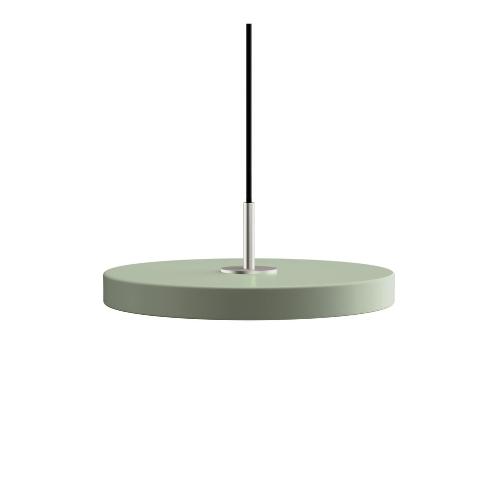 Lustră verde-deschis LED cu abajur din metal ø 31 cm Asteria Mini – UMAGE