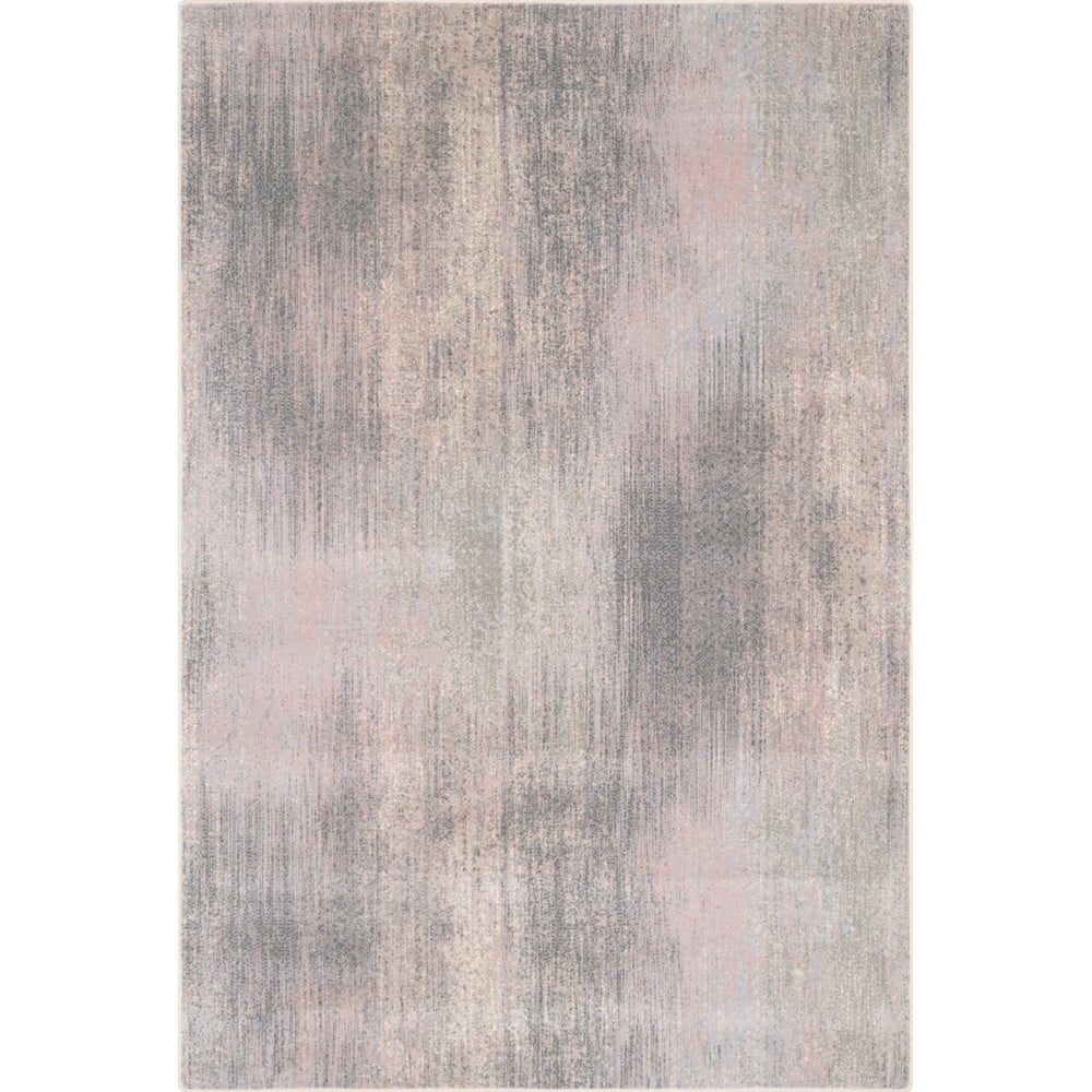 Covor roz/gri din lână 160x240 cm Calvi rose – Agnella