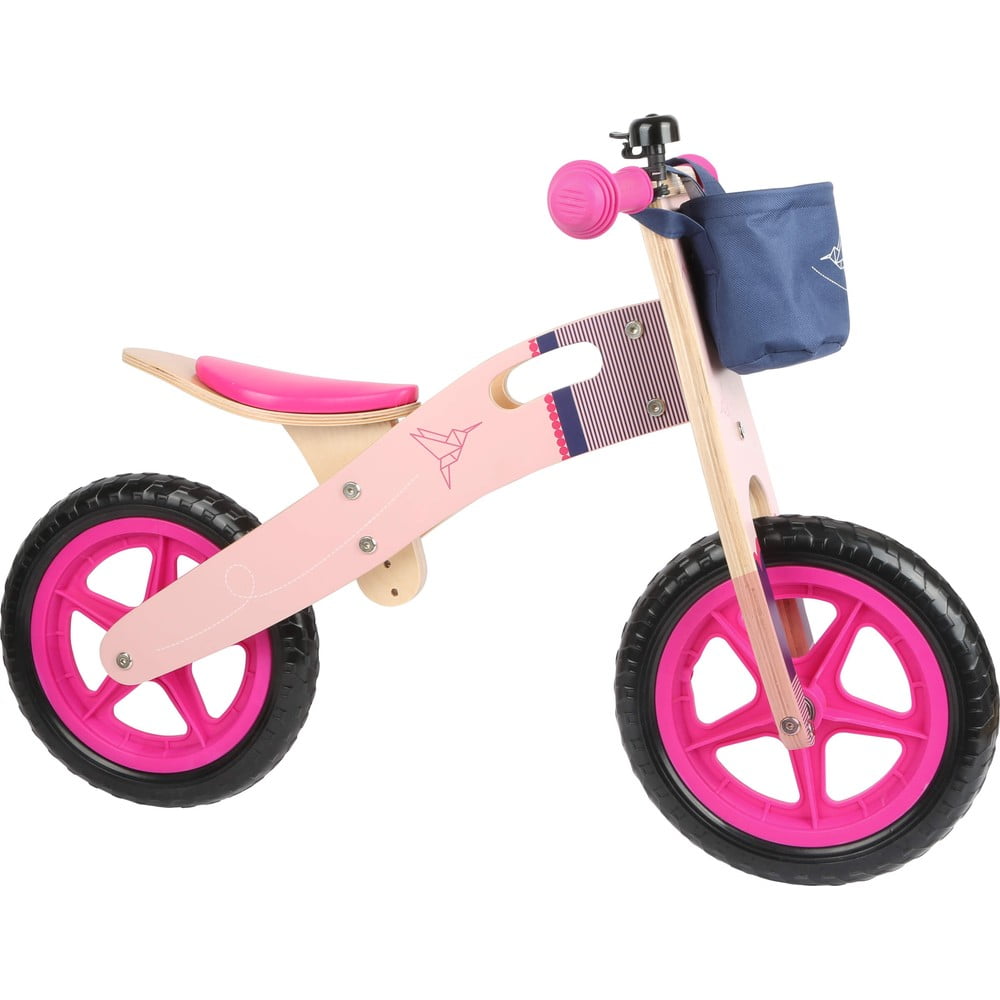 Bicicleta de echilibru pentru copii Legler Hummingbird, roz bonami.ro