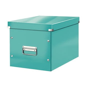 Cutie depozitare leitz office, lungime 36 cm, albastru turcoaz