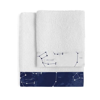 Set 2 prosoape din bumbac blanc cosmos