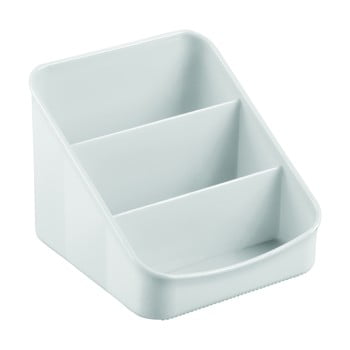 Organizator cu 3 compartimente idesign linus, 16 x 14,5 cm, gri