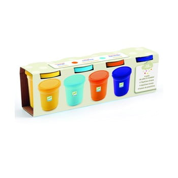 Set plastilină 4 culori djeco, 560 g